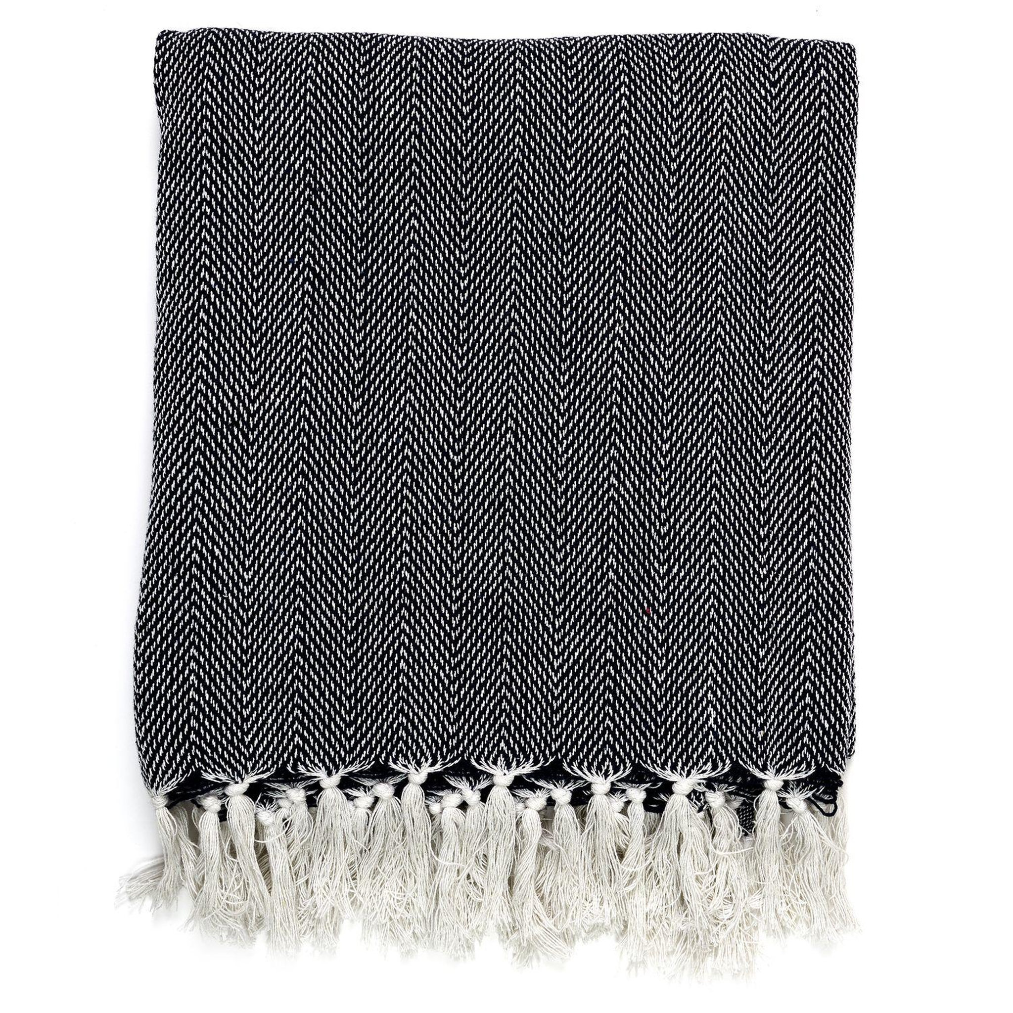 Voir la diapositive 4 : TOILINUX Plaid jacquard