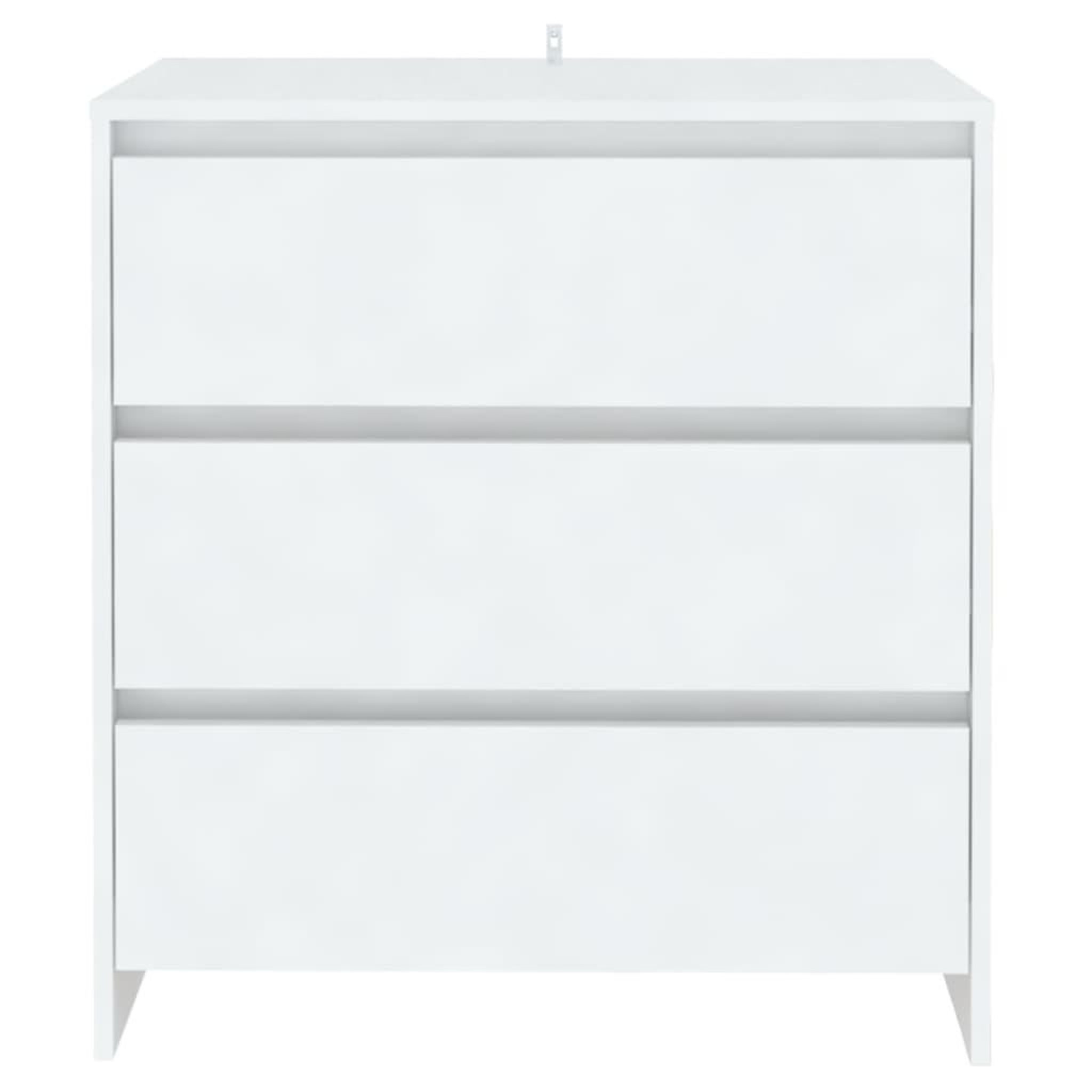 Voir la diapositive 3 : VIDAXL Buffet Blanc 70x41x75 cm Bois d'ingenierie