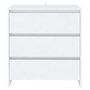Voir la diapositive 3 : VIDAXL Buffet Blanc 70x41x75 cm Bois d'ingenierie
