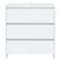 Voir la diapositive 3 : VIDAXL Buffet Blanc 70x41x75 cm Bois d'ingenierie