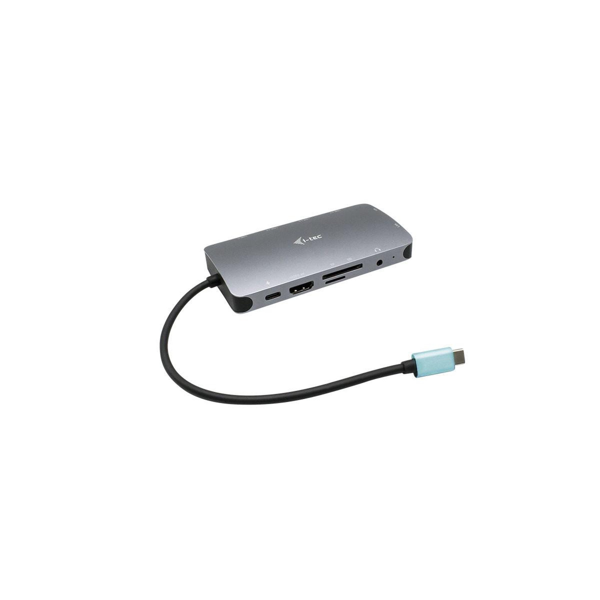 Voir la diapositive 3 : I-TEC i-tec Metal USB-C Nano Dock HDMI/VGA with LAN + Charger 100W