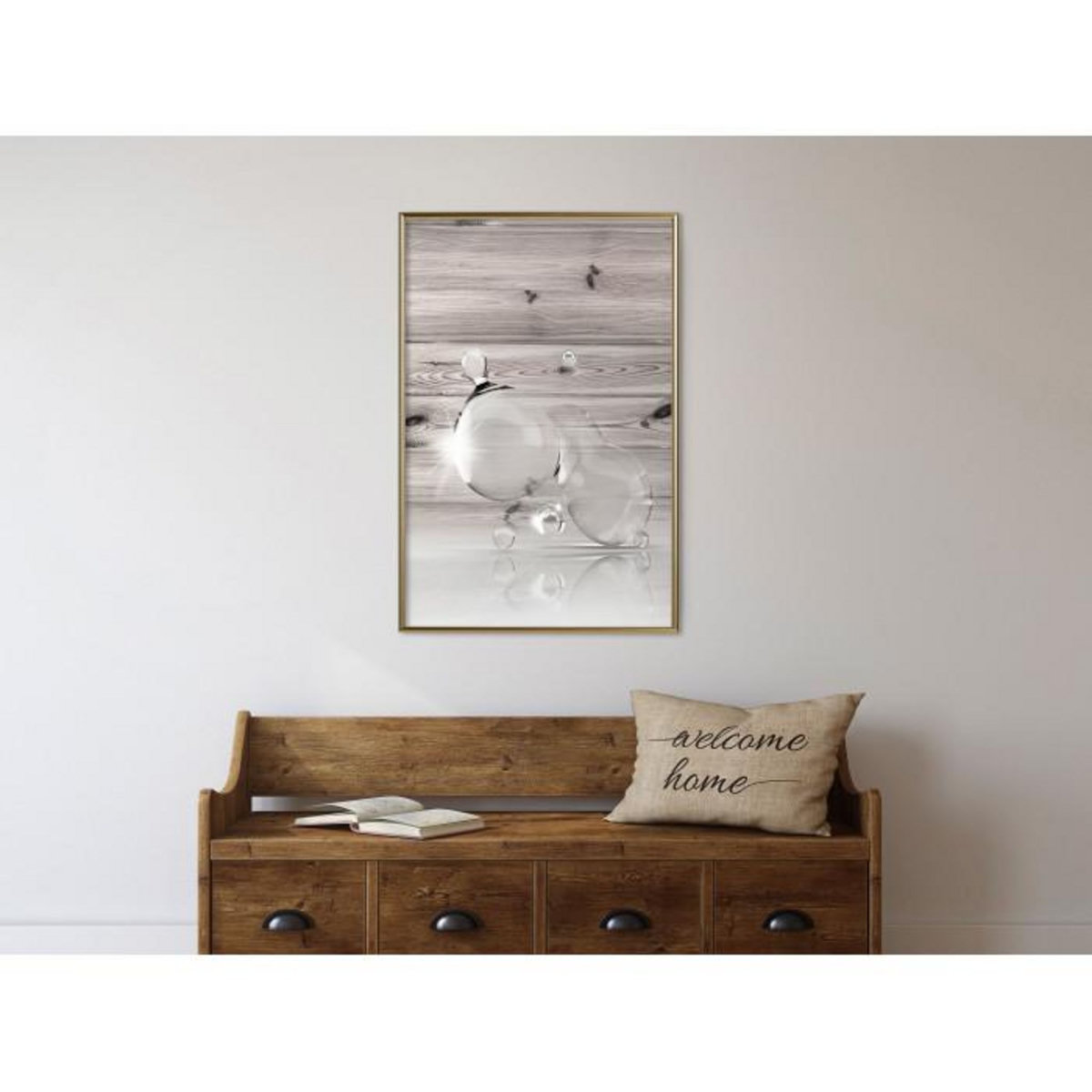 Paris Prix Affiche Murale Encadrée  Joined Bubbles