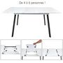Voir la diapositive 5 : TOILINUX Table extensible pour 4 à 6 personnes