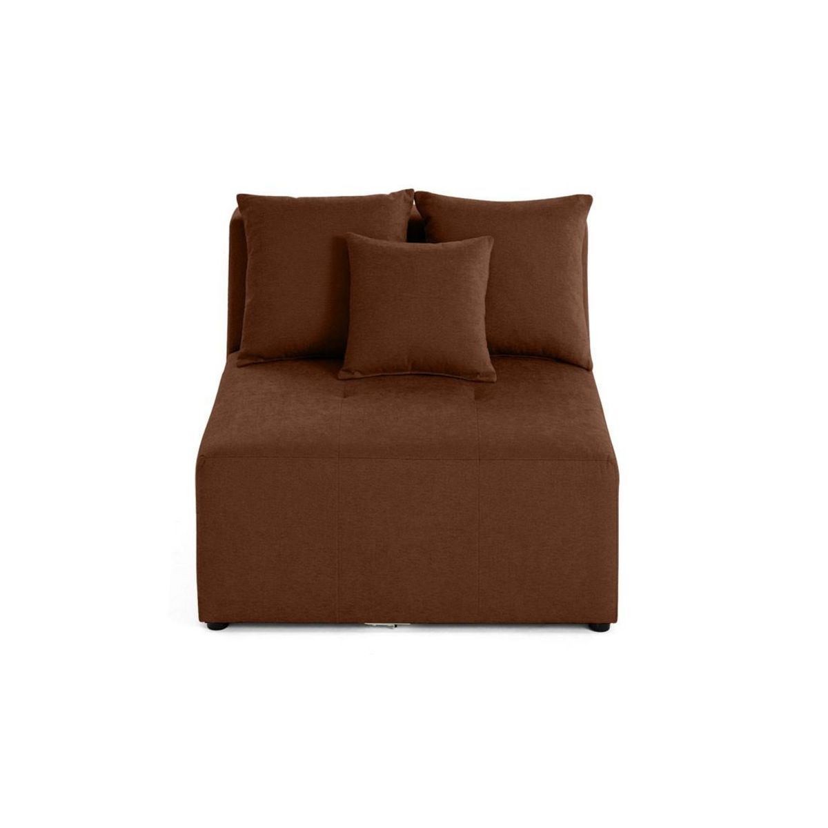 LISA DESIGN Amalfi - module d'assise sans accoudoirs - 1 place - en tissu