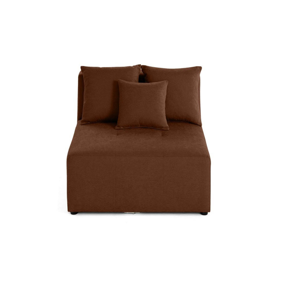 LISA DESIGN Amalfi - module d'assise sans accoudoirs - 1 place - en tissu