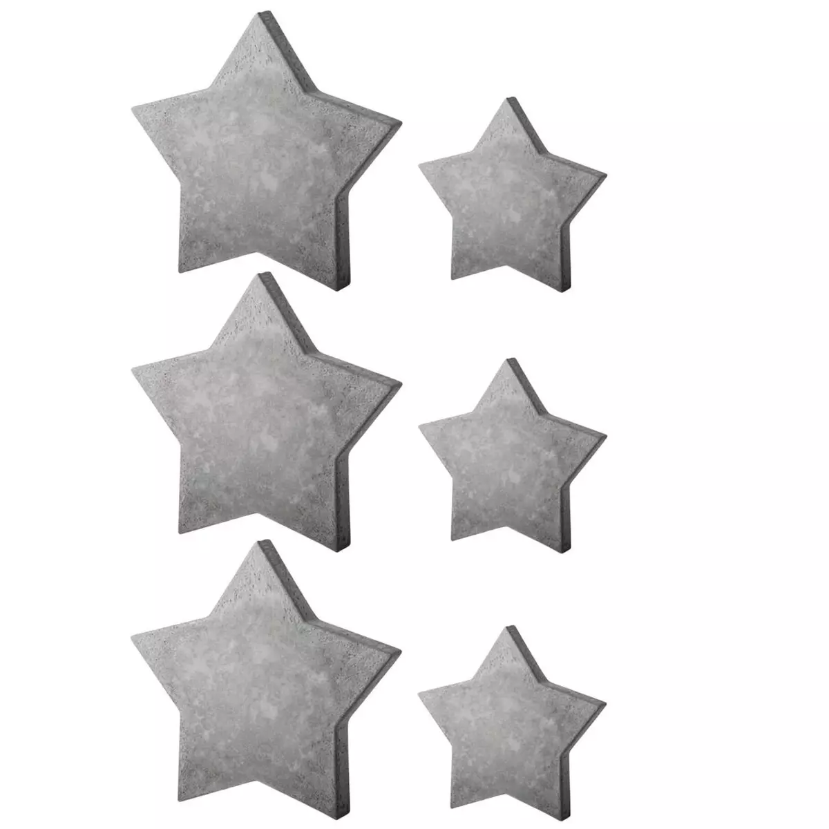 Rayher 2 moules étoile pour béton créatif 11 cm