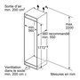 Voir la diapositive 6 : BOSCH Réfrigérateur combiné intégrable à pantographe 265l - kis86afe0