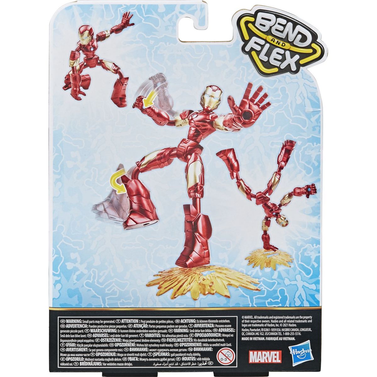 HASBRO Figurines Bend and Flex - Avengers - Iron Man 