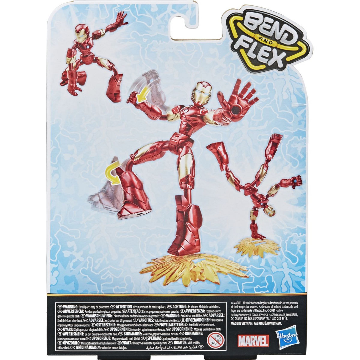 HASBRO Figurines Bend and Flex - Avengers - Iron Man 