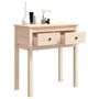 Voir la diapositive 5 : VIDAXL Table console 70x35x75 cm Bois massif de pin