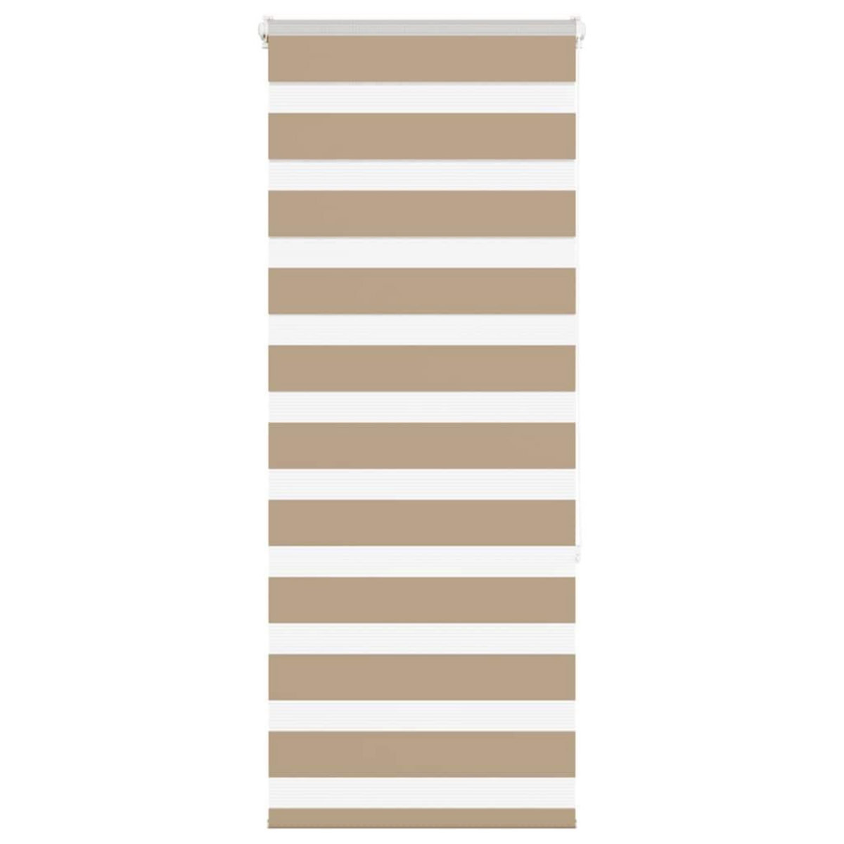 VIDAXL Store zebre marron sable largeur du tissu 50,9 cm polyester