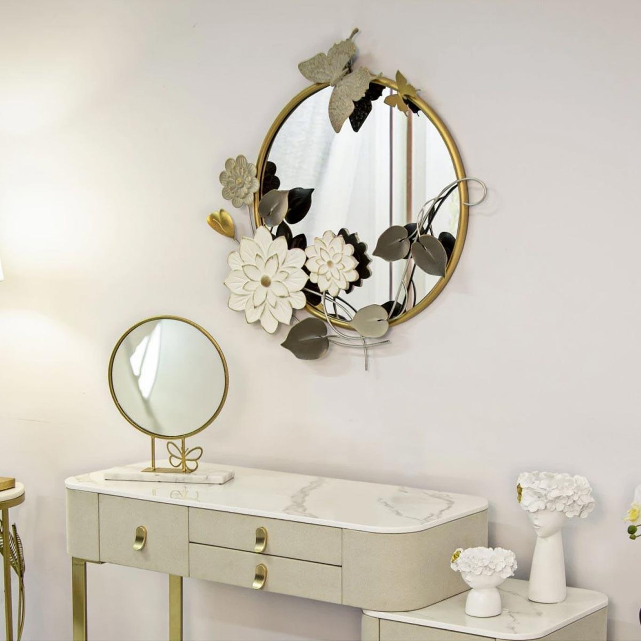 Voir la diapositive 5 : Paris Prix Miroir mural déco  tonis  74cm multicolore