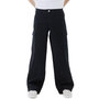 Voir la diapositive 1 : NAME IT Pantalon en Toile Noir Fille Name it Wide Twill