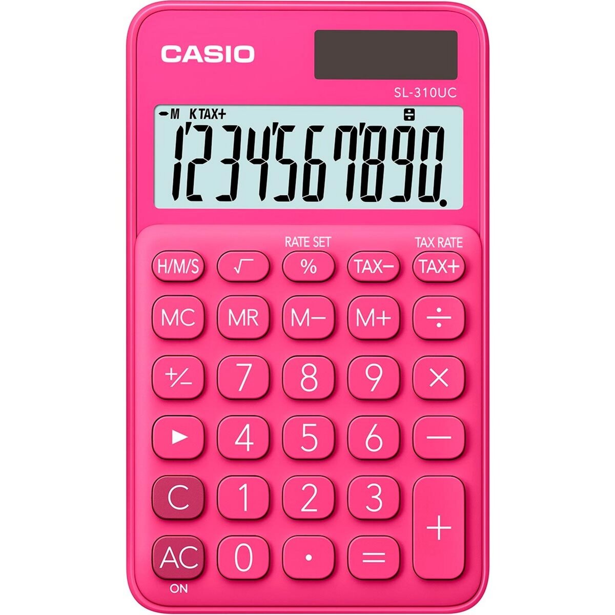 CASIO  Calculatrice arithmétique de poche SL-130UC rouge