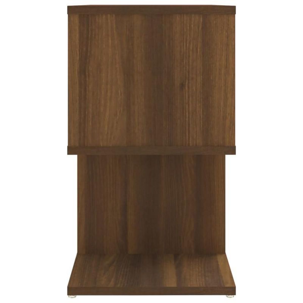 VIDAXL Table de chevet Chêne marron 50x30x51,5 cm Bois d ingénierie