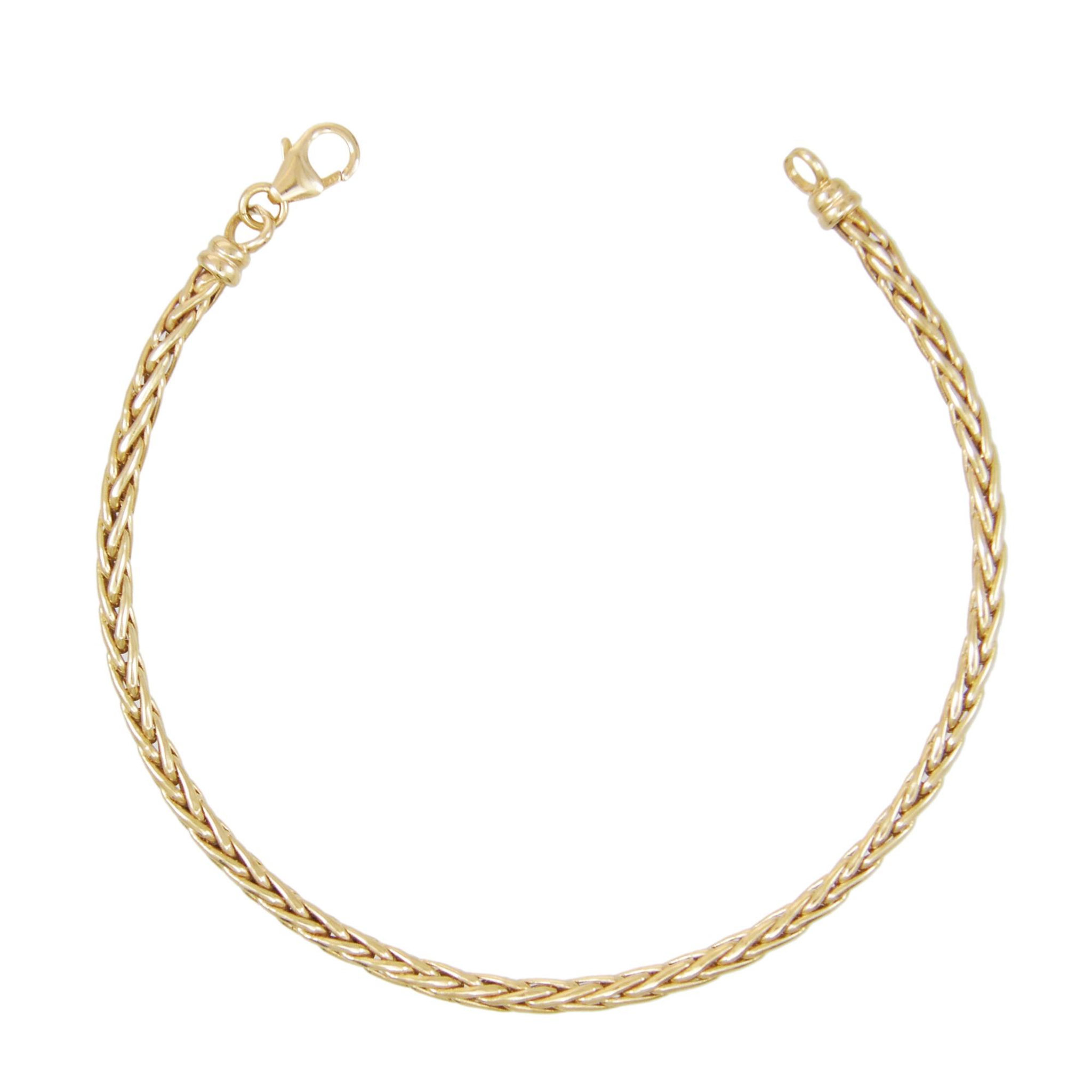 L'ATELIER D'AZUR Bracelet Or Jaune Maille Palmier - Femme