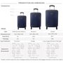 Voir la diapositive 2 : David Jones Lot 3 valises rigides dont 1 valise cabine