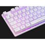 Voir la diapositive 2 : THE G-LAB Clavier gamer KEYZ CAESIUMT FR BLANC