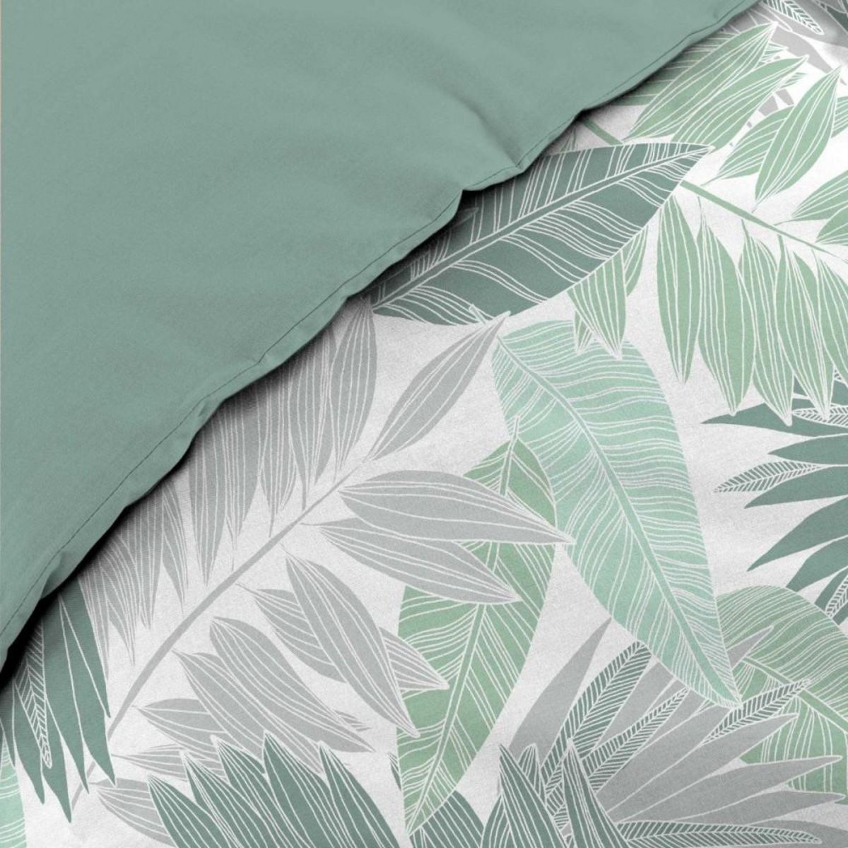 Douceur d'Intérieur Housse de couette 240x220 + 2 taies EPICEA microfibre flanelle