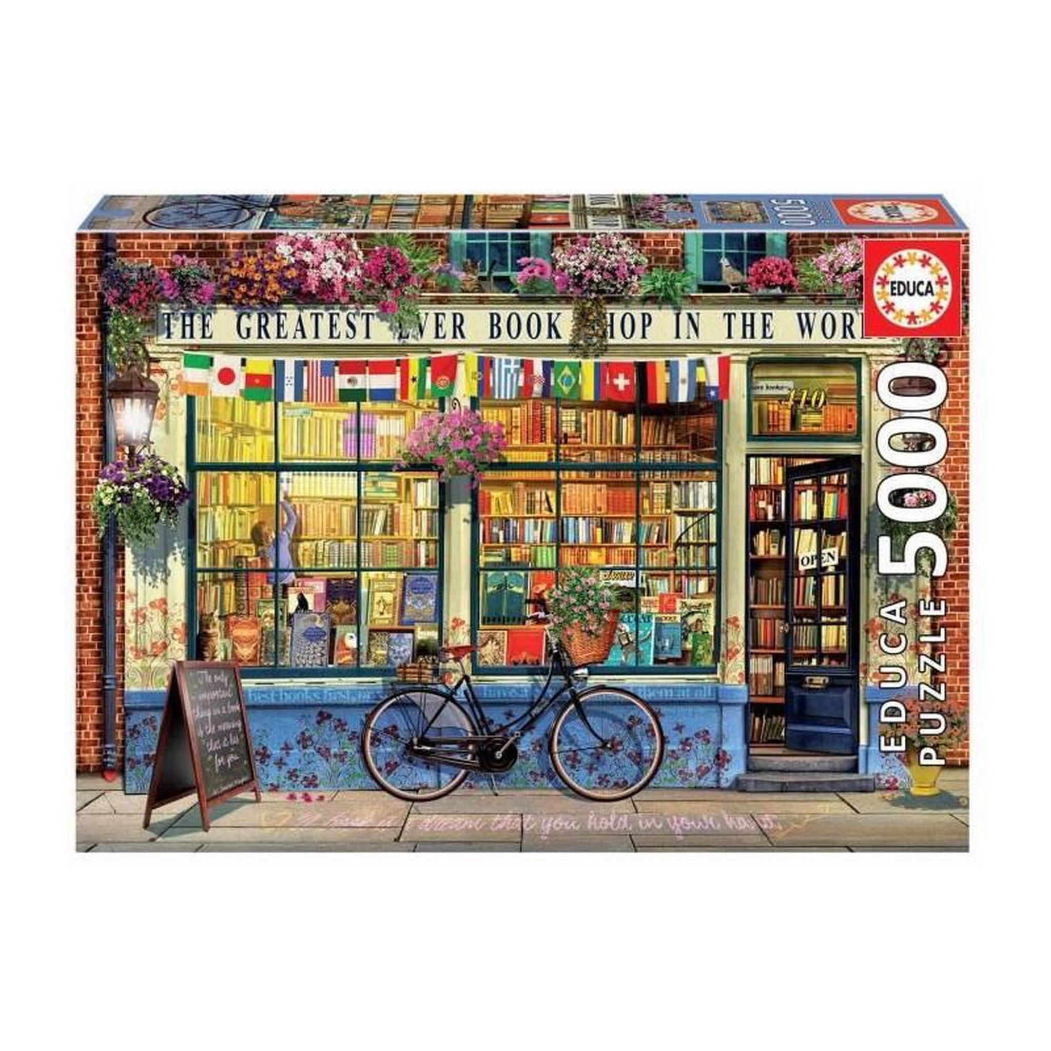 Voir la diapositive 1 : EDUCA LA MEILLEURE LIBRAIRIE DU MONDE - Puzzle de 5000 pieces