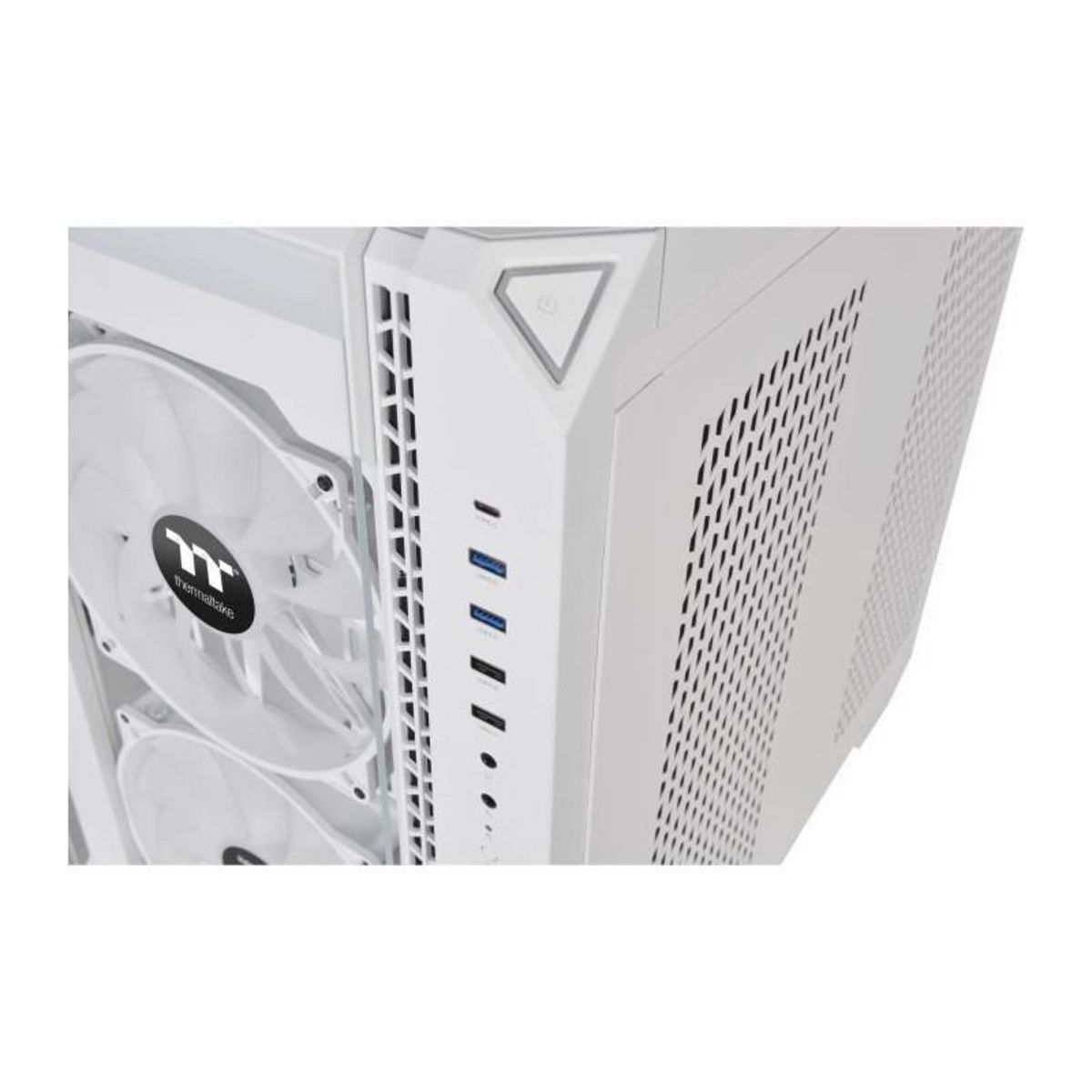 Thermaltake Boîtier PC - THERMALTAKE - View 51 TG ARGB - Boitier sans alimentation - Grand tour - Format E-ATX - Blanc ( CA-1Q6-00M6WN-00 )