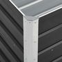 Voir la diapositive 5 : VIDAXL Lit sureleve de jardin Acier galvanise 240x40x45 cm Anthracite