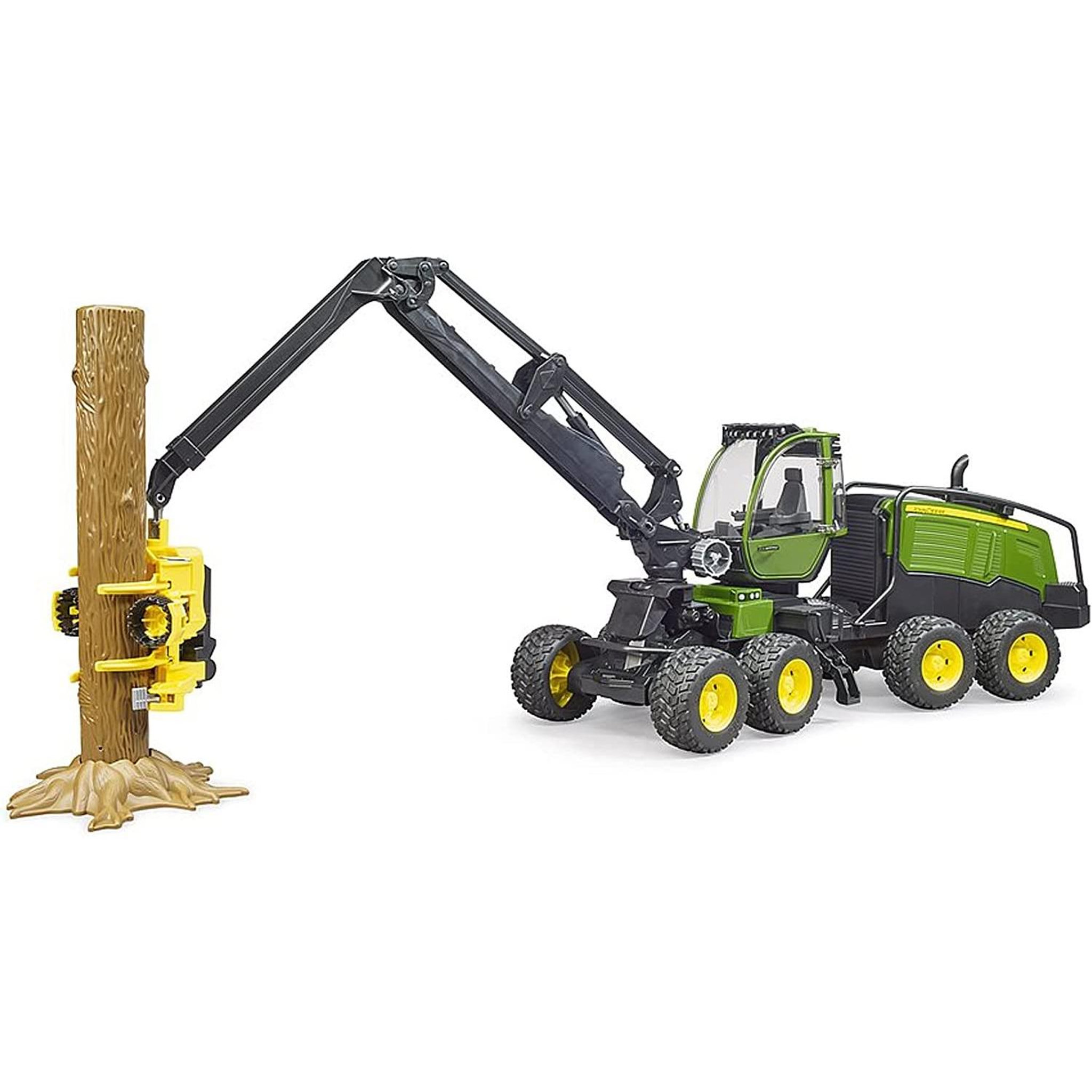 Voir la diapositive 2 : Bruder Abatteuse Bruder John Deere 1270G avec tronc