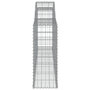 Voir la diapositive 4 : VIDAXL Panier de gabions arque 300x30x80/100 cm Fer galvanise