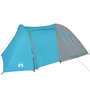Voir la diapositive 5 : VIDAXL Tente familiale a dome 6 personnes bleu impermeable