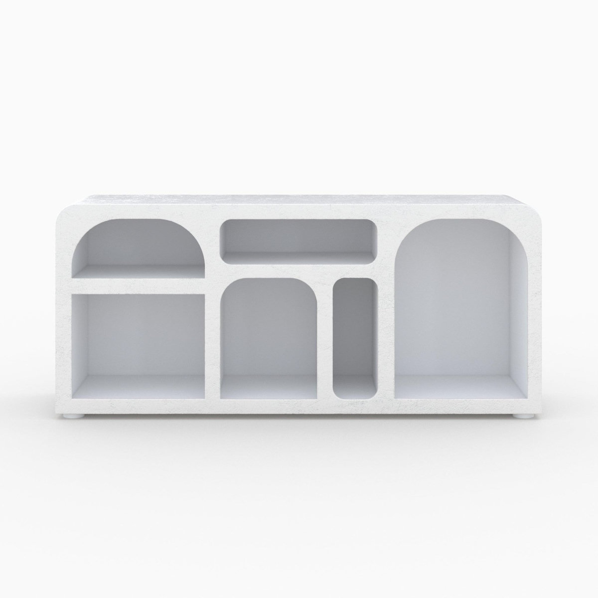 Rendez vous déco Buffet en plâtre blanc cassé 160 cm-Fira