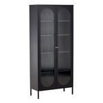 Paris Prix Vitrine Design en Métal  Lima  180cm Noir