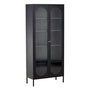Voir la diapositive 1 : Paris Prix Vitrine Design en Métal  Lima  180cm Noir