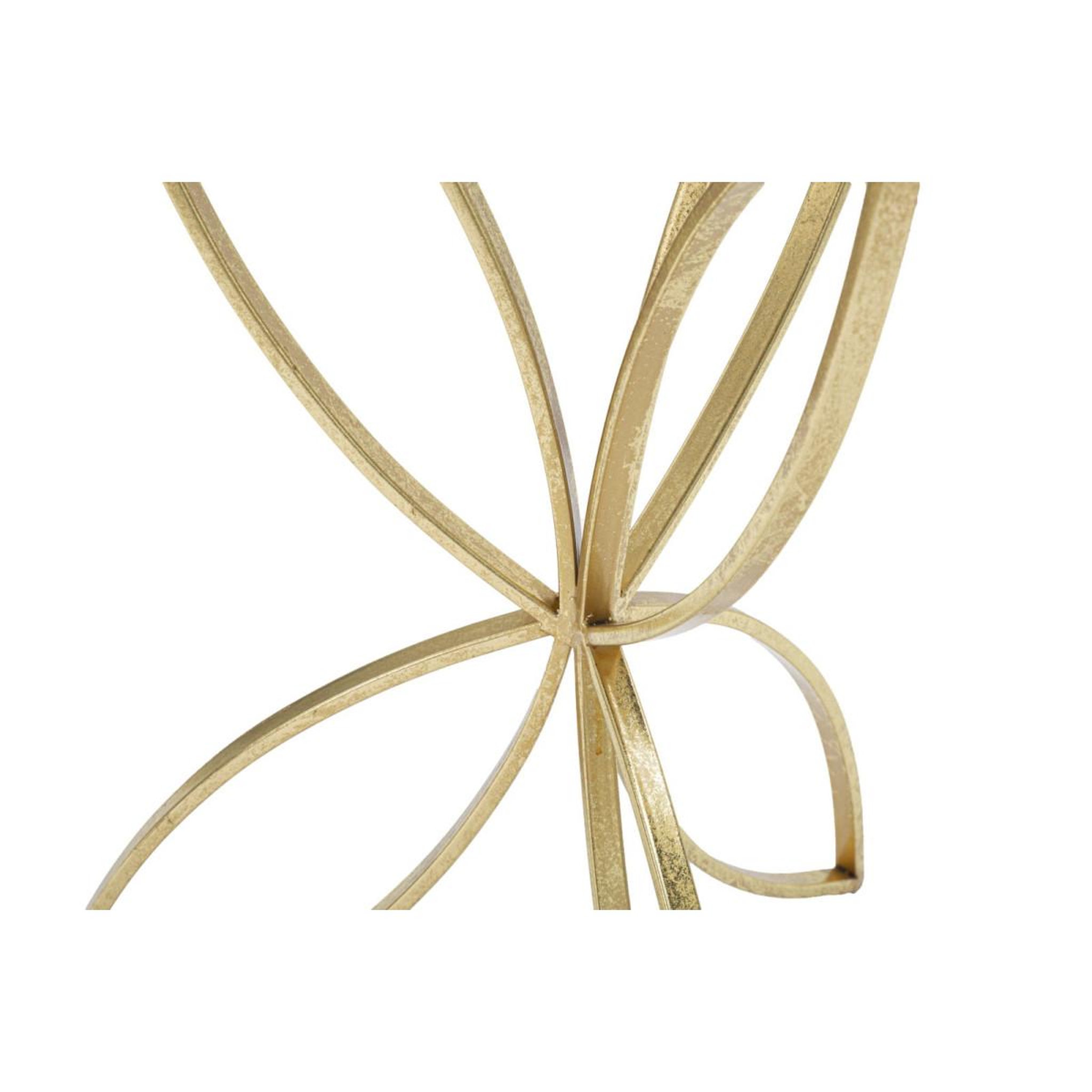 Voir la diapositive 3 : Paris Prix Table d'appoint design  butterfly  60cm or