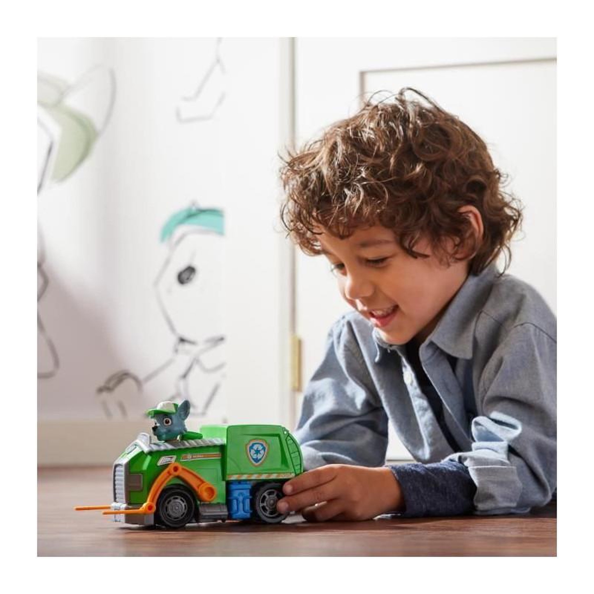 Voir la diapositive 4 : Spin Master VEHICULE + FIGURINE ROCKY La Pat' Patrouille