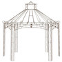 Voir la diapositive 2 : VIDAXL Pavillon de jardin Marron antique 400x258x378 cm Fer