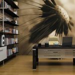 Paris Prix Papier Peint  Pissenlit Sépia II. Coloris disponibles : Multicolore