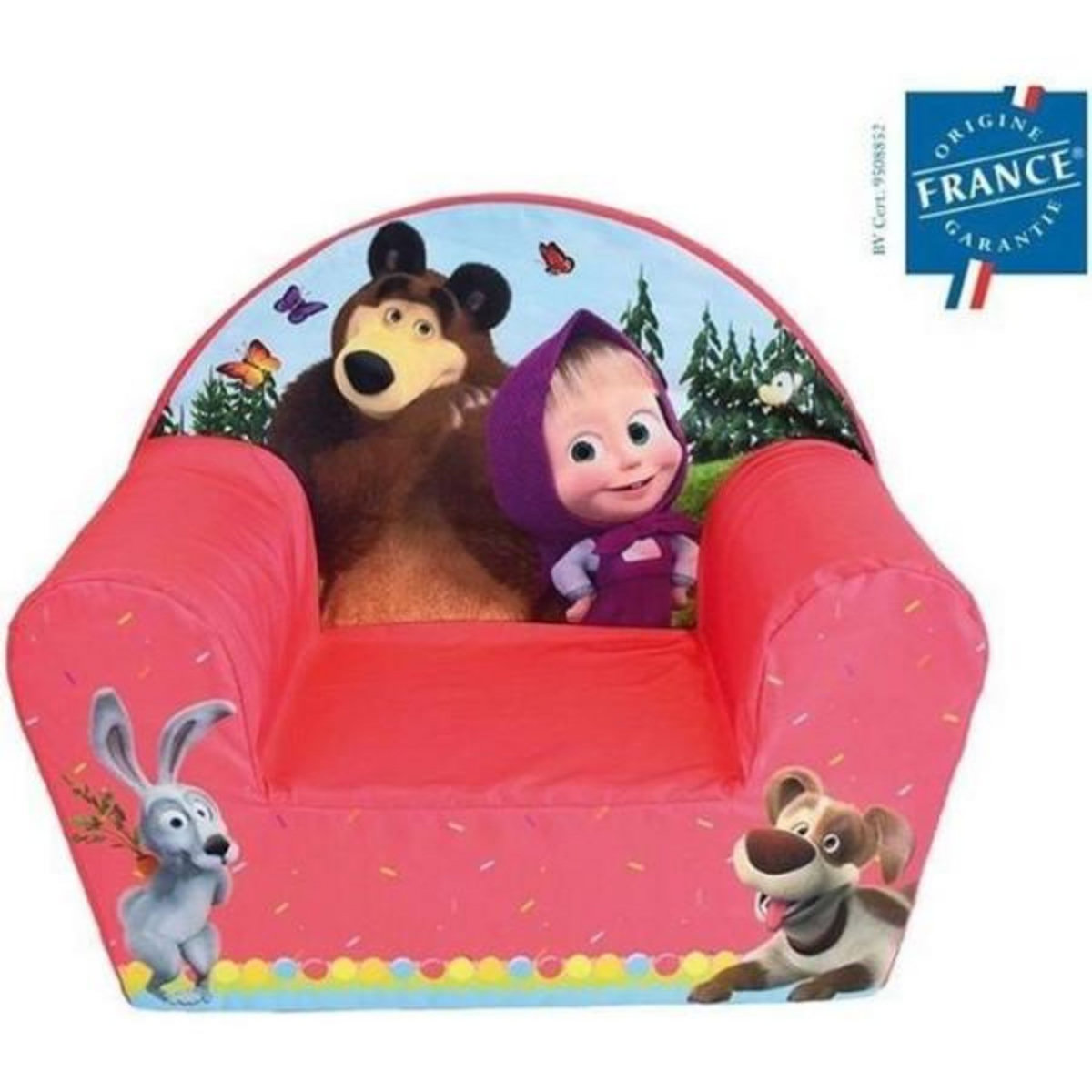 Fun House MASHA ET MICHKA Fauteuil club enfant