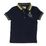 ELLE EST OU LA MER Polo  Garçon EOM  Bonzai. Coloris disponibles : Bleu