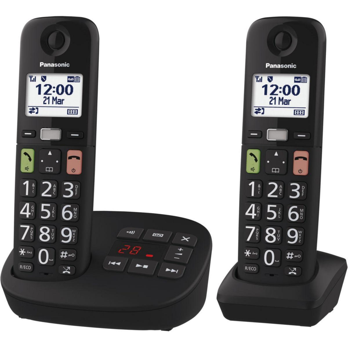 PANASONIC Téléphone sans fil KX-TGU132EXB
