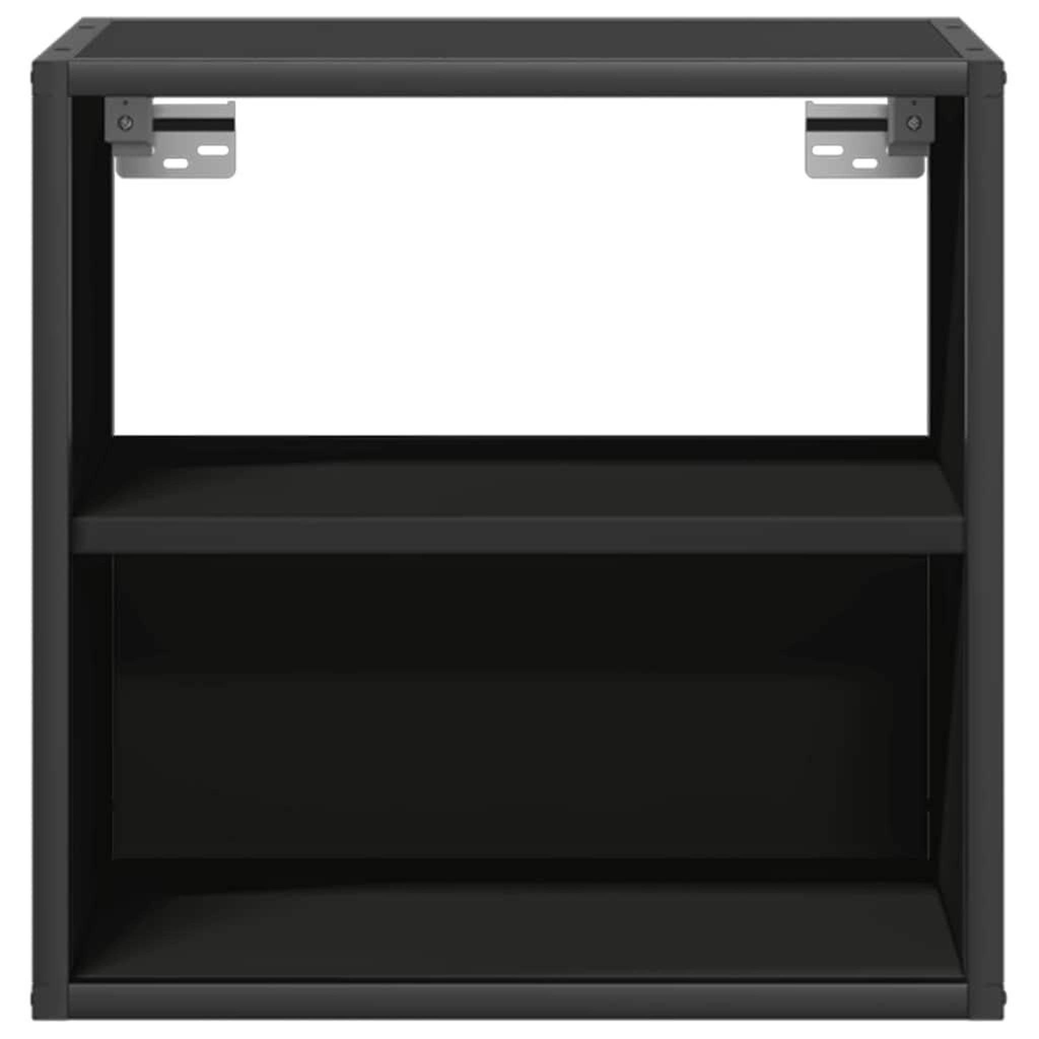 Voir la diapositive 5 : VIDAXL Tables de chevet murales 2 pcs noir 40x31x39,5 cm