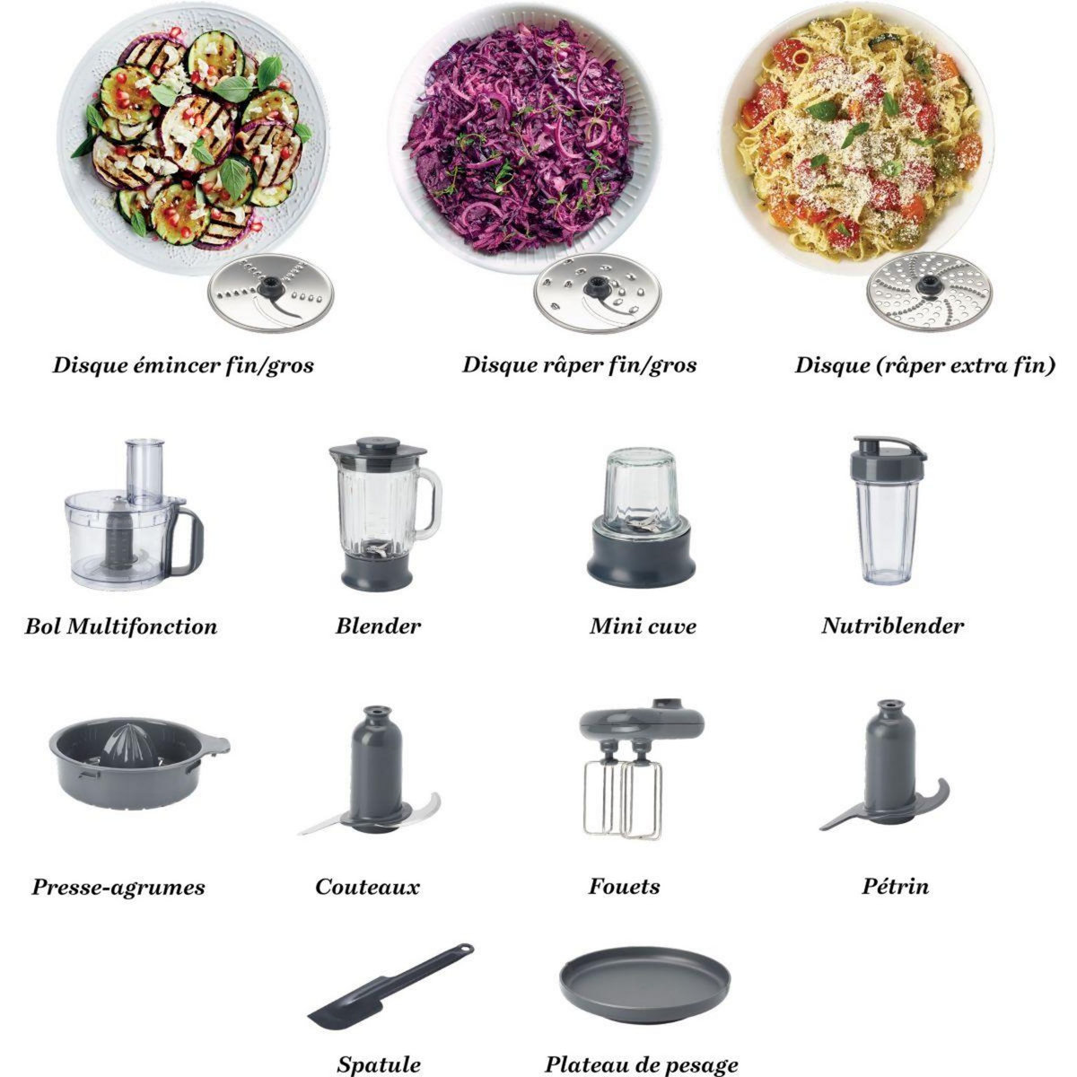 KENWOOD Robot multifonction FDM316SS Multipro Compact+