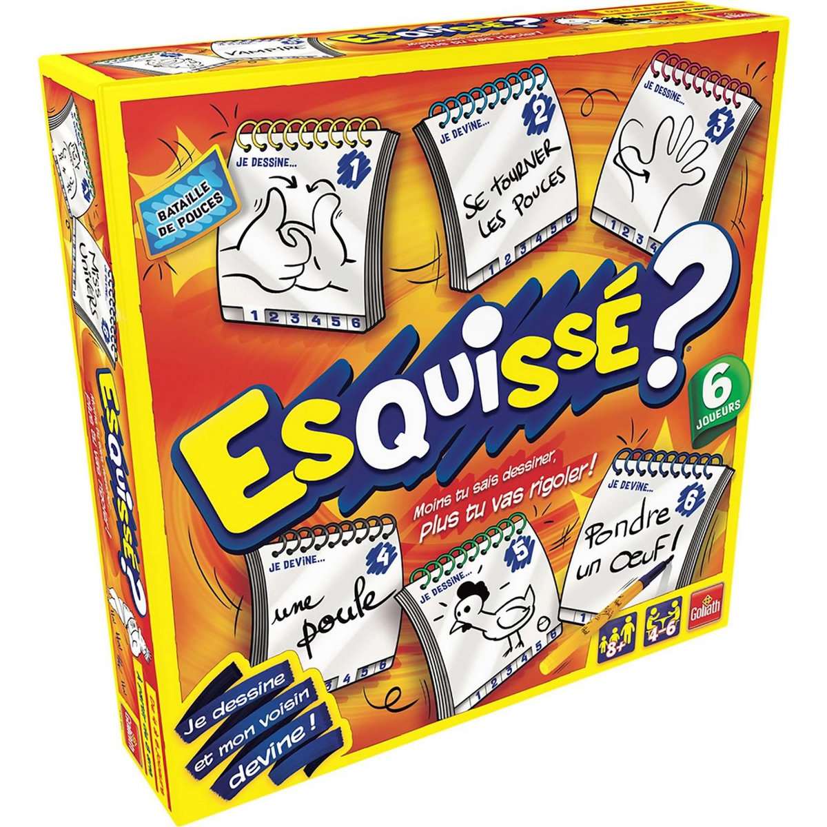 GOLIATH Jeu Esquissé 6 joueurs