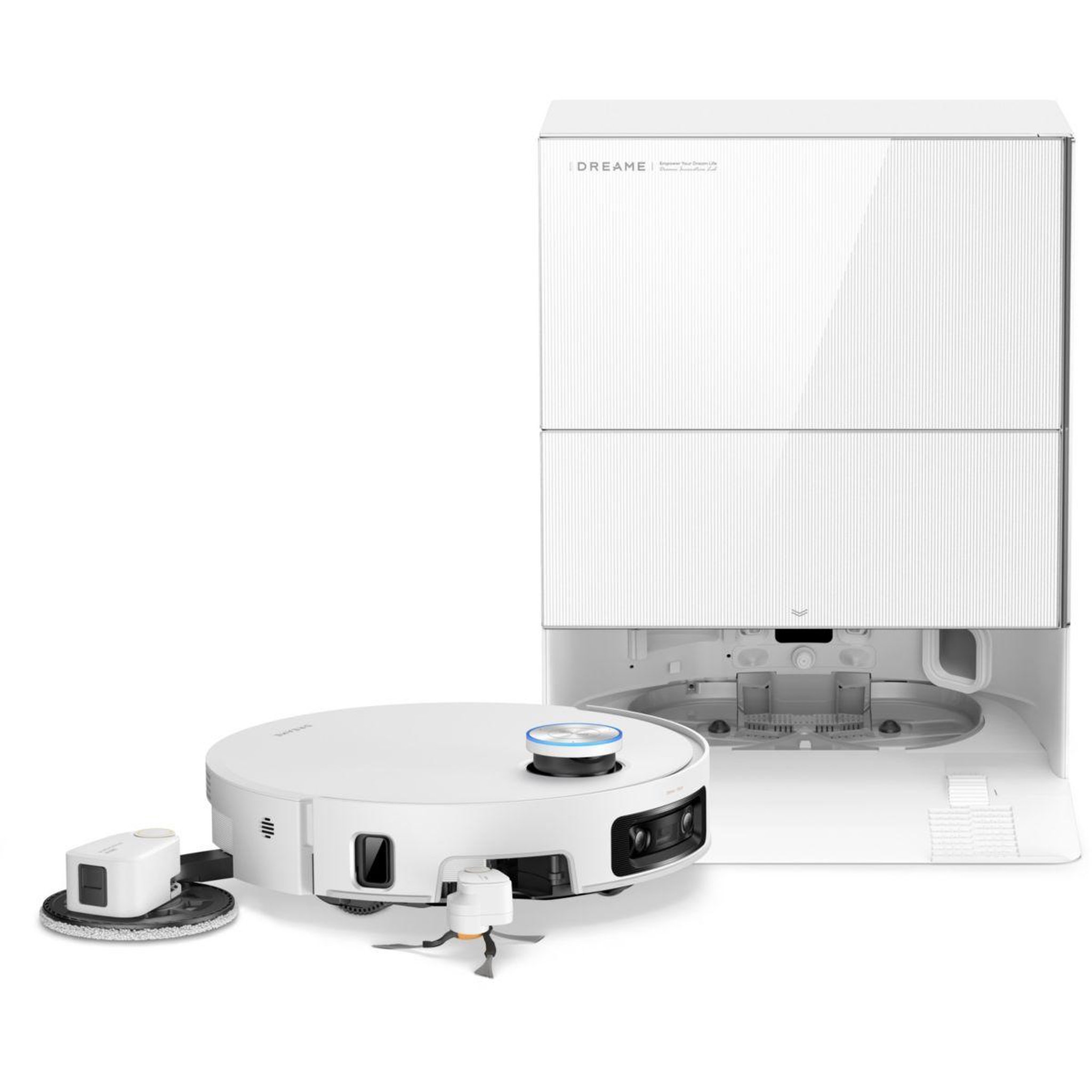 Voir la diapositive 3 : DREAME Robot aspirateur laveur x60 pro ultra blanc