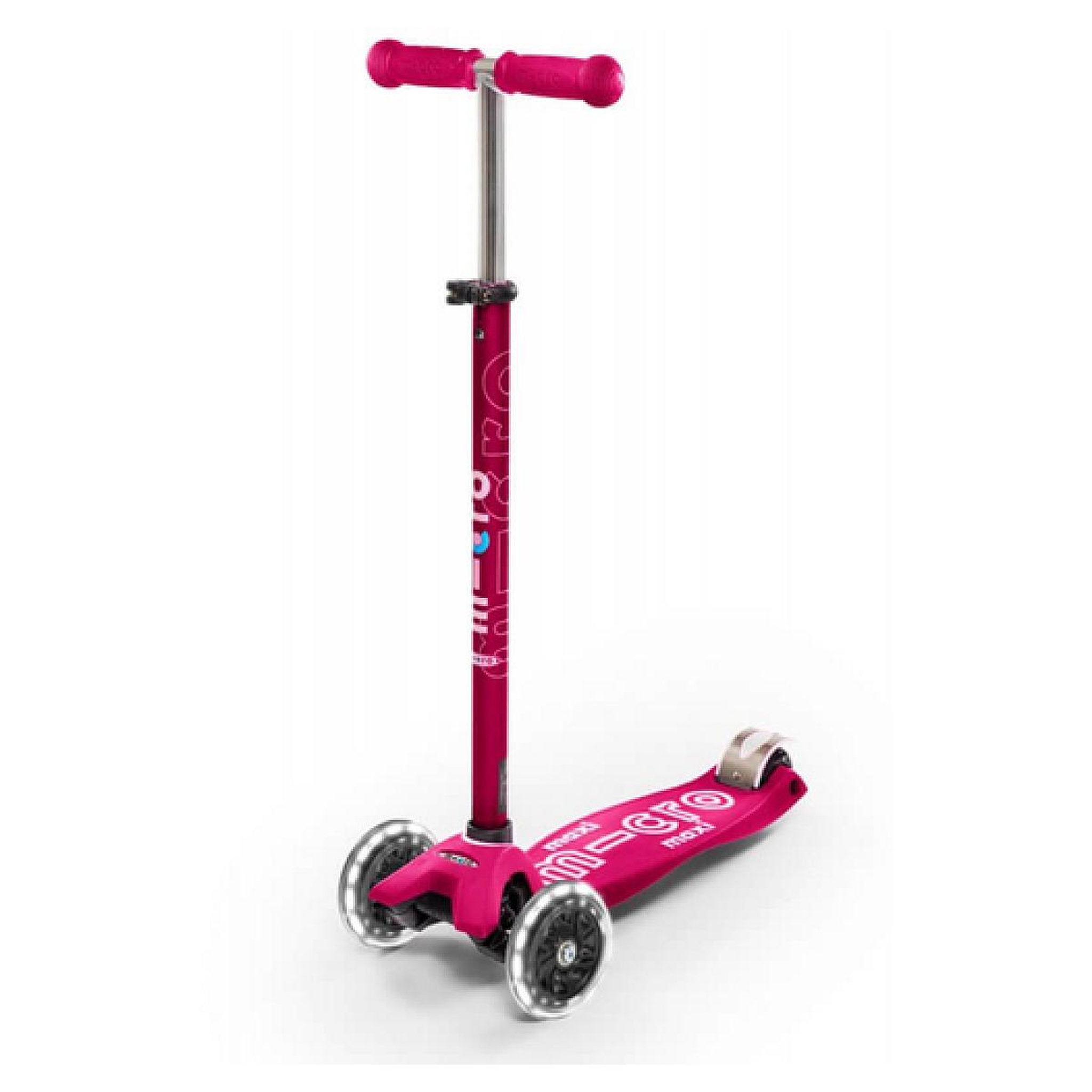 Micro Trottinette Maxi  Deluxe LED Rose