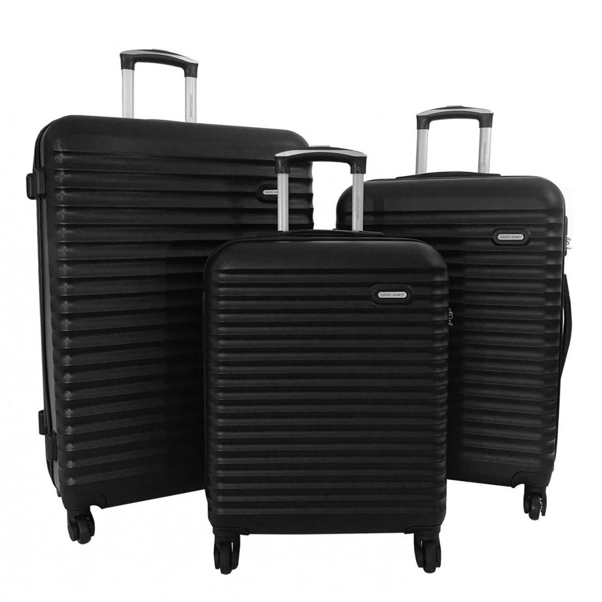 David Jones Lot 3 valises rigides dont 1 valise cabine