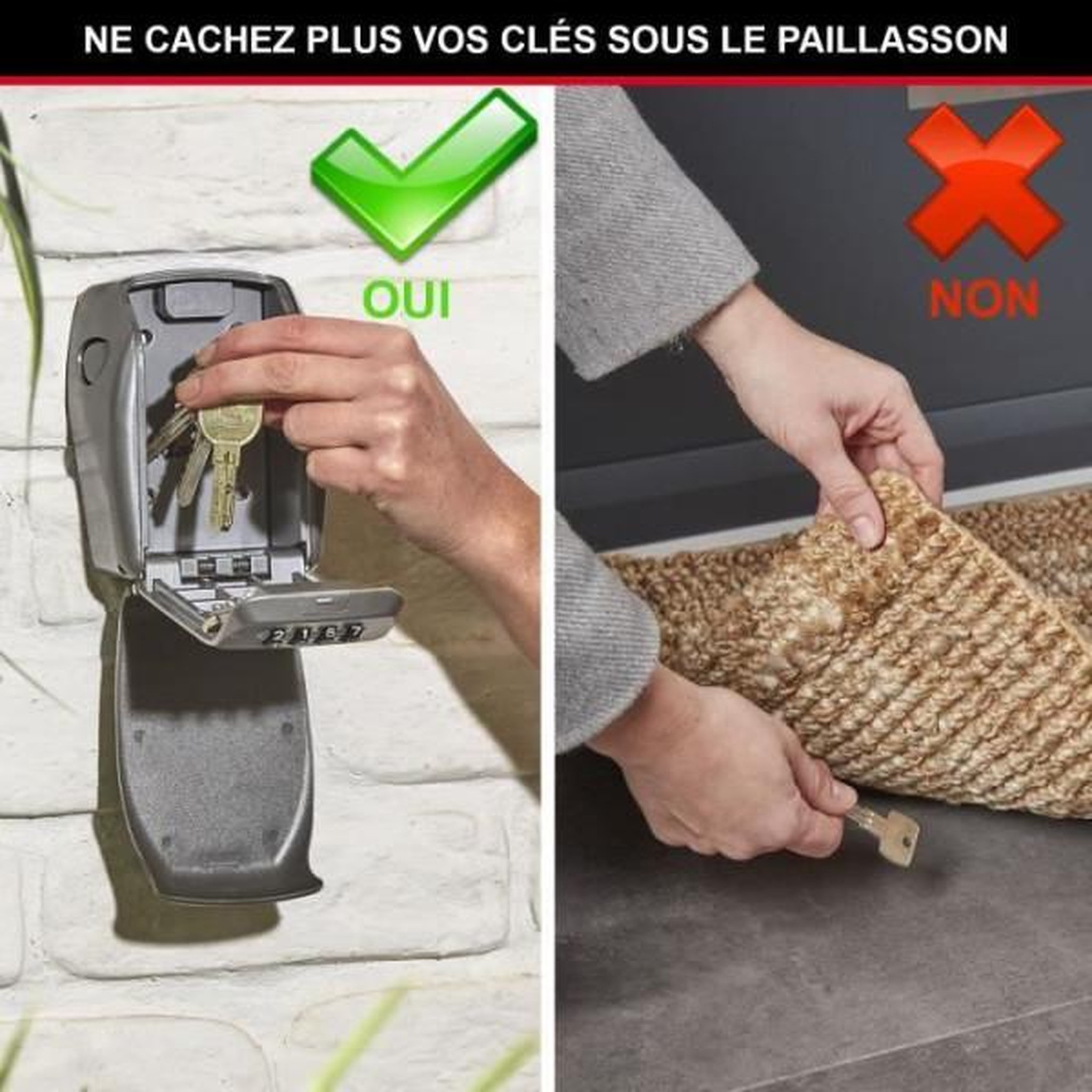Voir la diapositive 2 : Master lock Boite a clés sécurisée - master lock - 5415eurd - produit certifié - select access partagez vos clés en toute sécurité