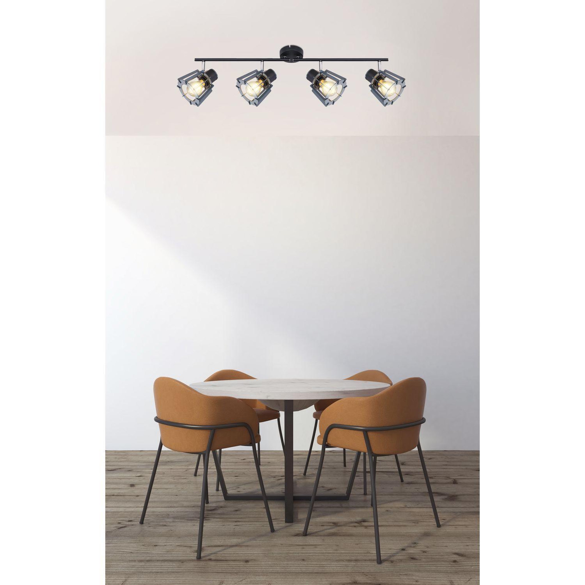 Voir la diapositive 3 : GLOBO Plafonnier spot design Blaha - 4 Ampoules