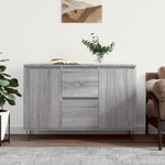 VIDAXL Buffet sonoma gris 104x35x70 cm bois d'ingenierie