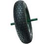 Voir la diapositive 3 : WERKAPRO Roue gonflable 15''  385x95  Axe de 20 mm