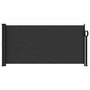 Voir la diapositive 3 : VIDAXL Auvent lateral retractable noir 100x500 cm